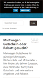 Mobile Screenshot of gutscheine-mietwagen.de